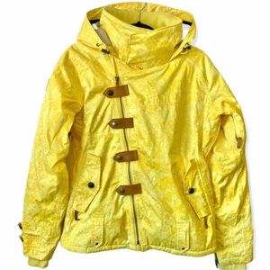 Oakley Yellow Ski Snowboarding Winter Coat Jacket Gretchen Bleiler